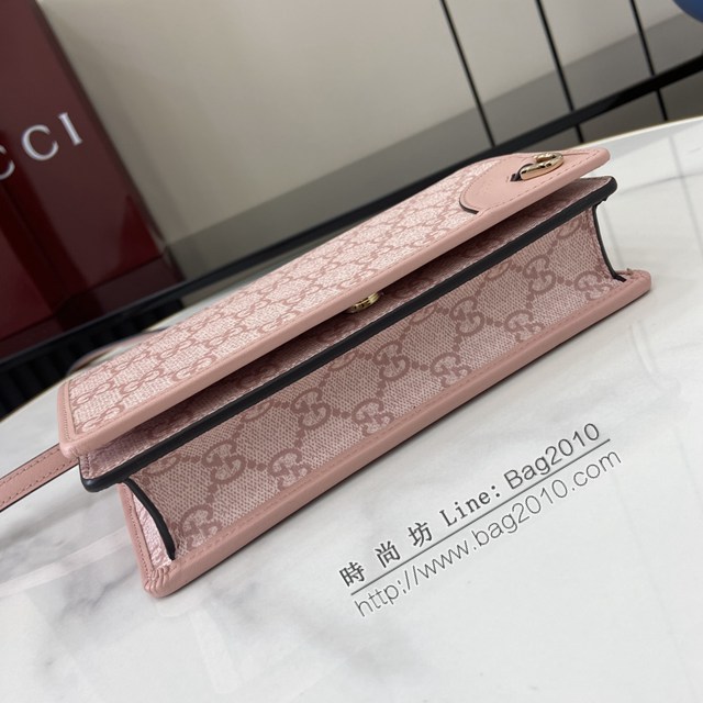 Gucci專櫃古馳最新款Emblem系列肩背包女士斜挎小包 jh2765型號：820688